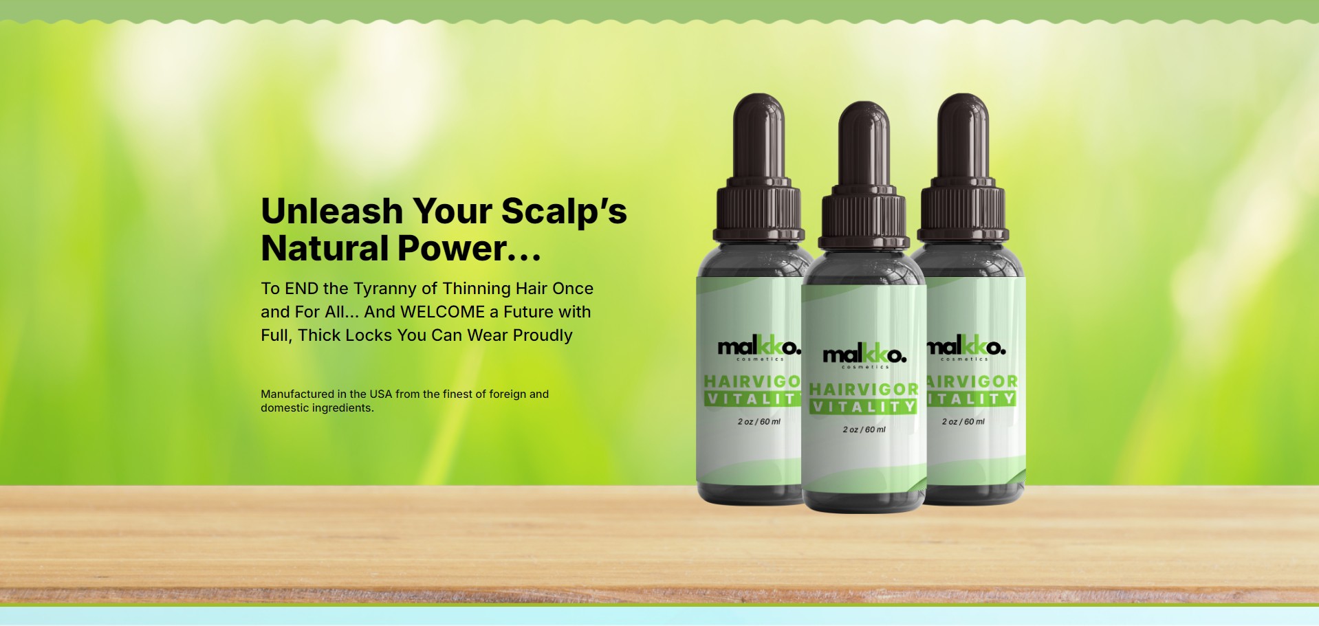 HairVigor Vitality termék