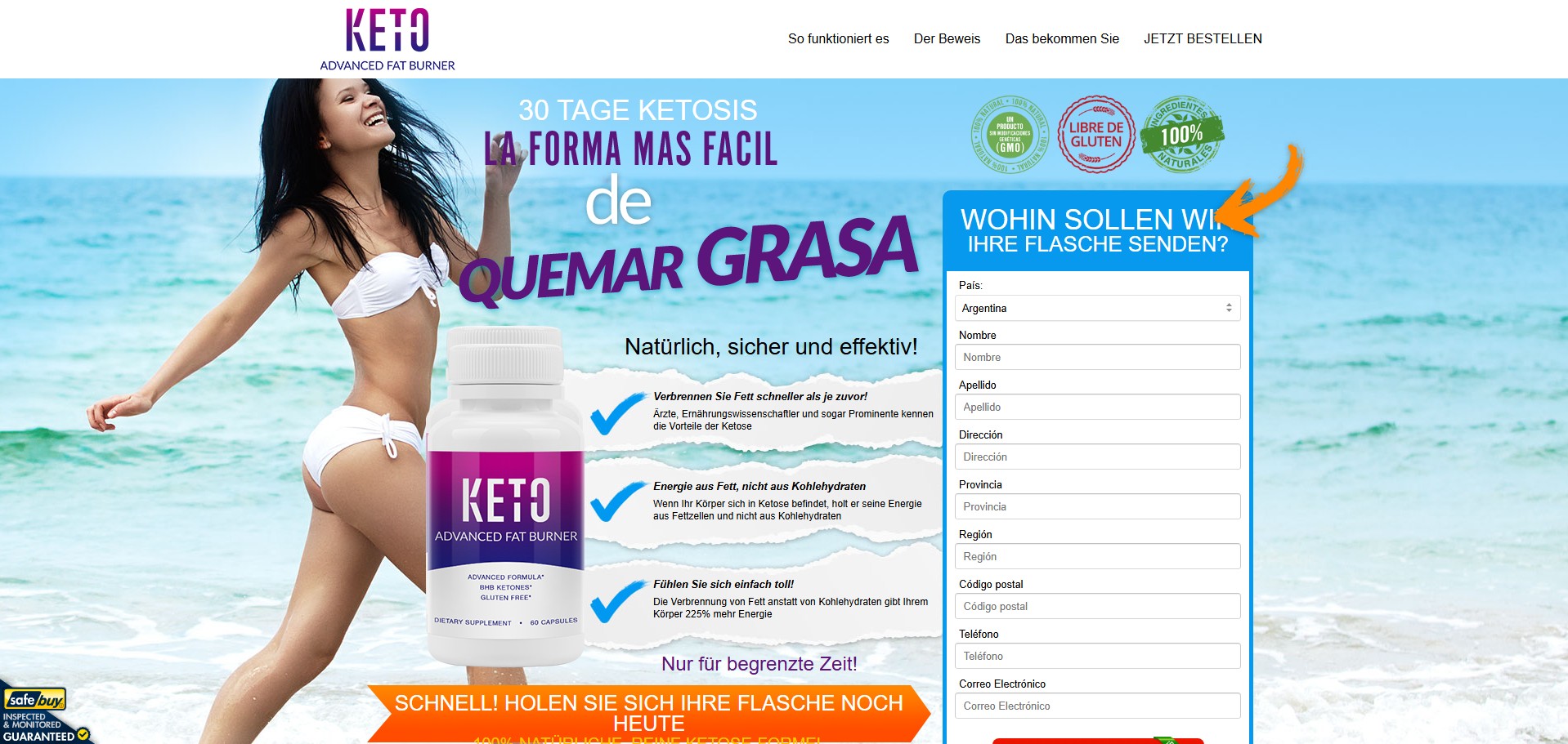 Keto Advanced Fat Burner Capsules termék