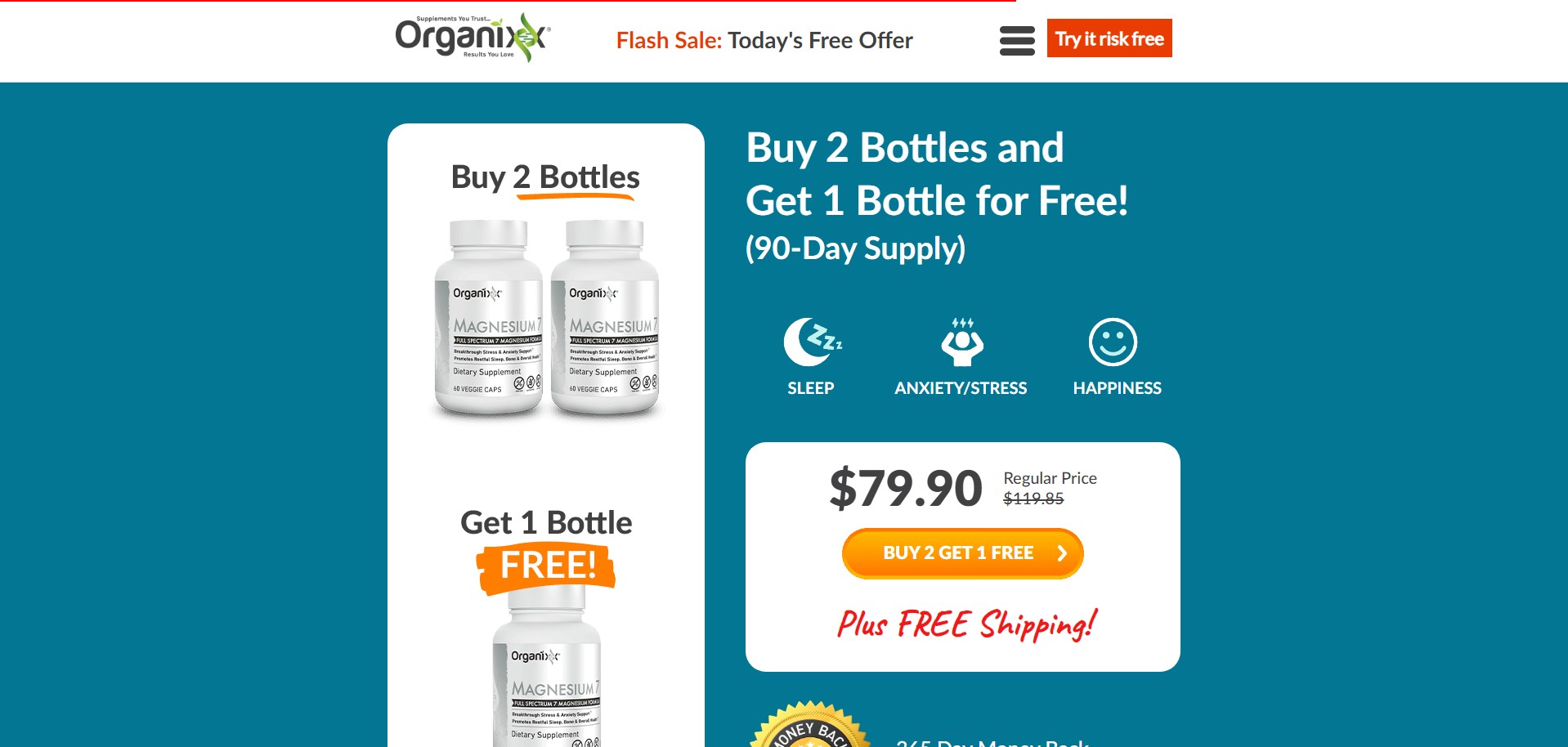 Organixx Magnesium 7 termék