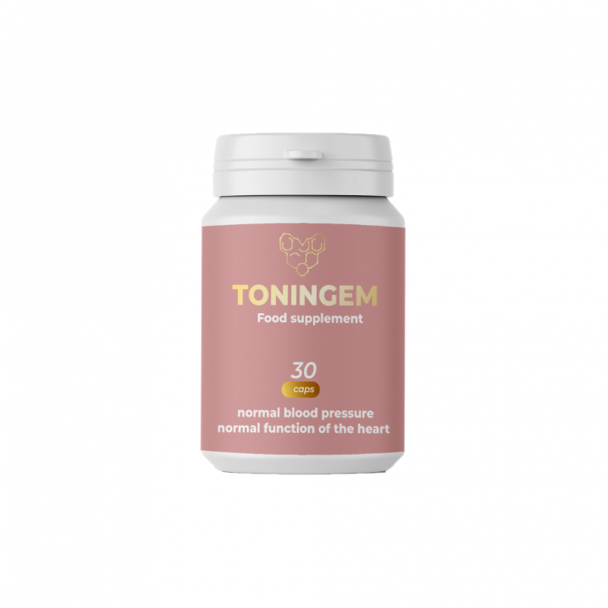 Toningem – Természetes kapszulák a vérnyomásért termék